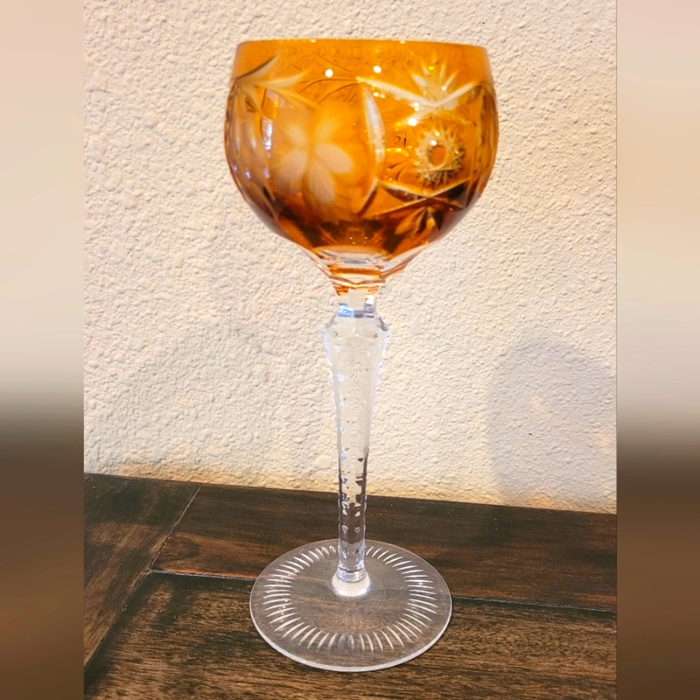 Vinage Nachtmann Tall Hock Crystal Wine Glass
